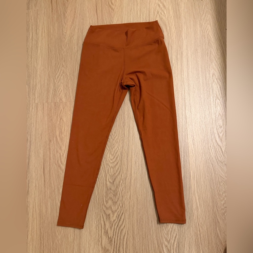 wild fable Girls' Rust Orange Stretch Leggings
